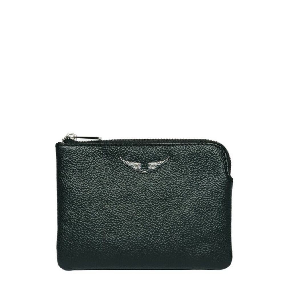 Zadig & Voltaire Mini Uma Wings Grained Leather Pouch